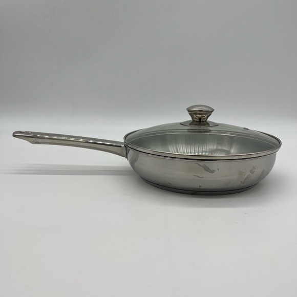 Tools of the Trade Stainless Steel Frying Saute Pan 9.5" Heavy Duty Oven Safe - Picture 9 of 14